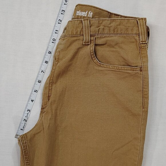 Carhartt Rugged Flex Rigby Pants Mens Size 34 x 36 Relaxed Fit Five Pocket Brown - Picture 11 of 16